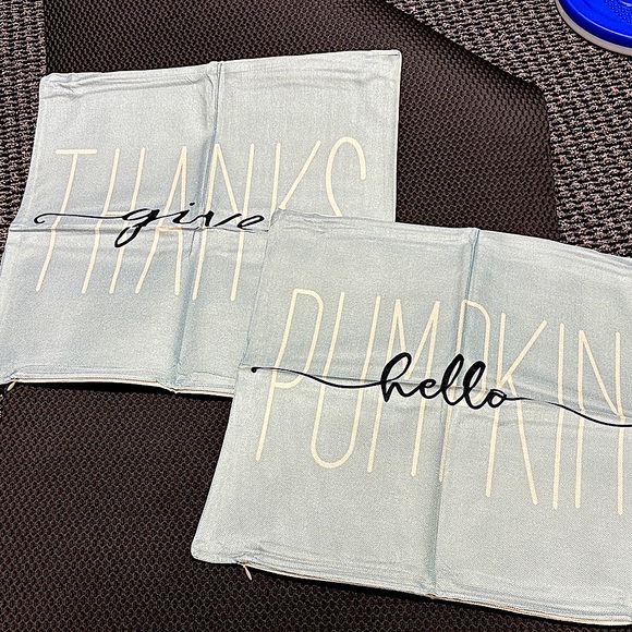 Set of Two Decorative Pillow Covers - Picture 1 of 3